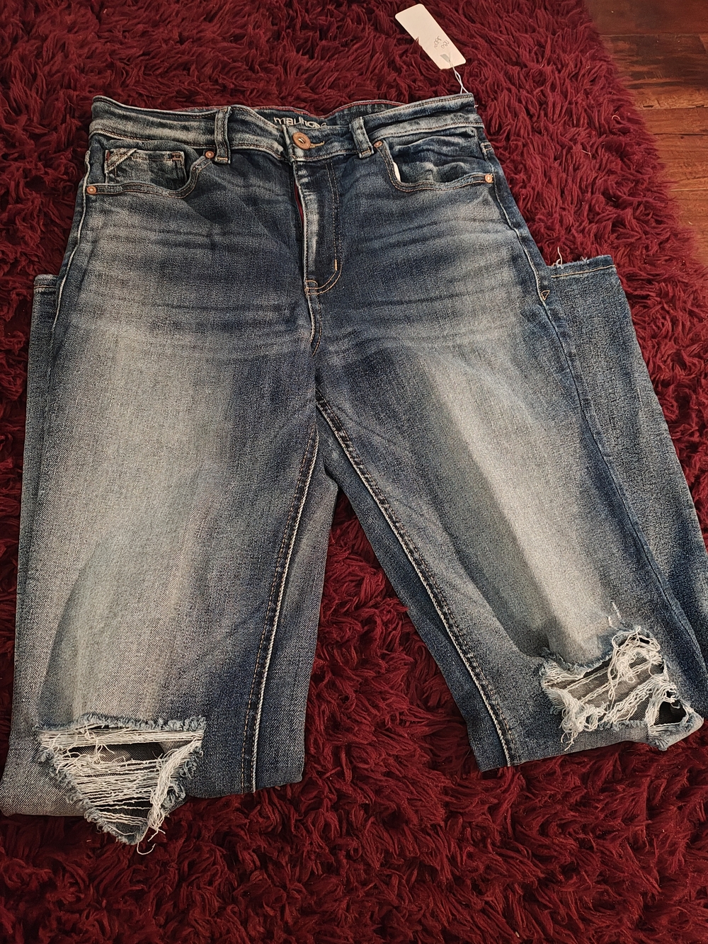 maurices Distressed Jeans Waist 14